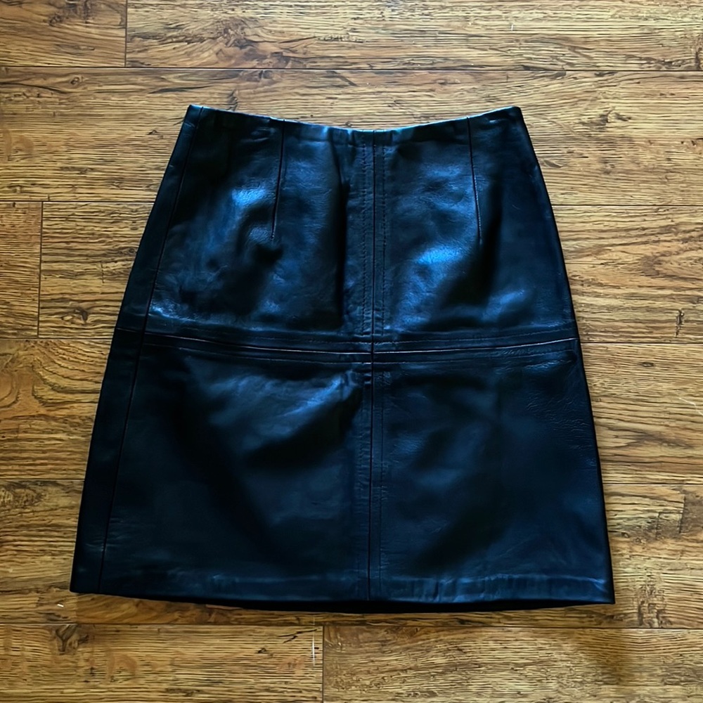 Anne Taylor Vintage Leather Skirt